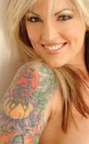 janine lindemulder right shoulder tattoo